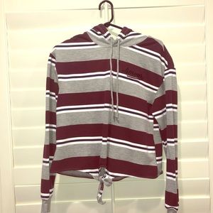 crop top hoodie